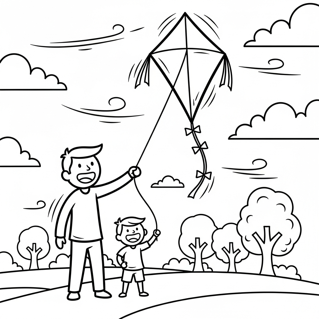 coloriage Bonne Fête Papa updated pour enfant de 10 ans