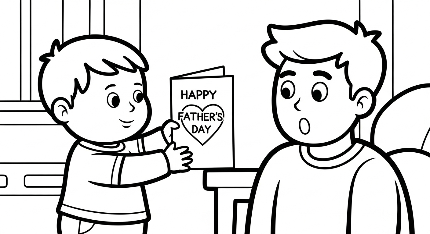 coloriage Bonne Fête Papa updated à imprimer gratuitement 2