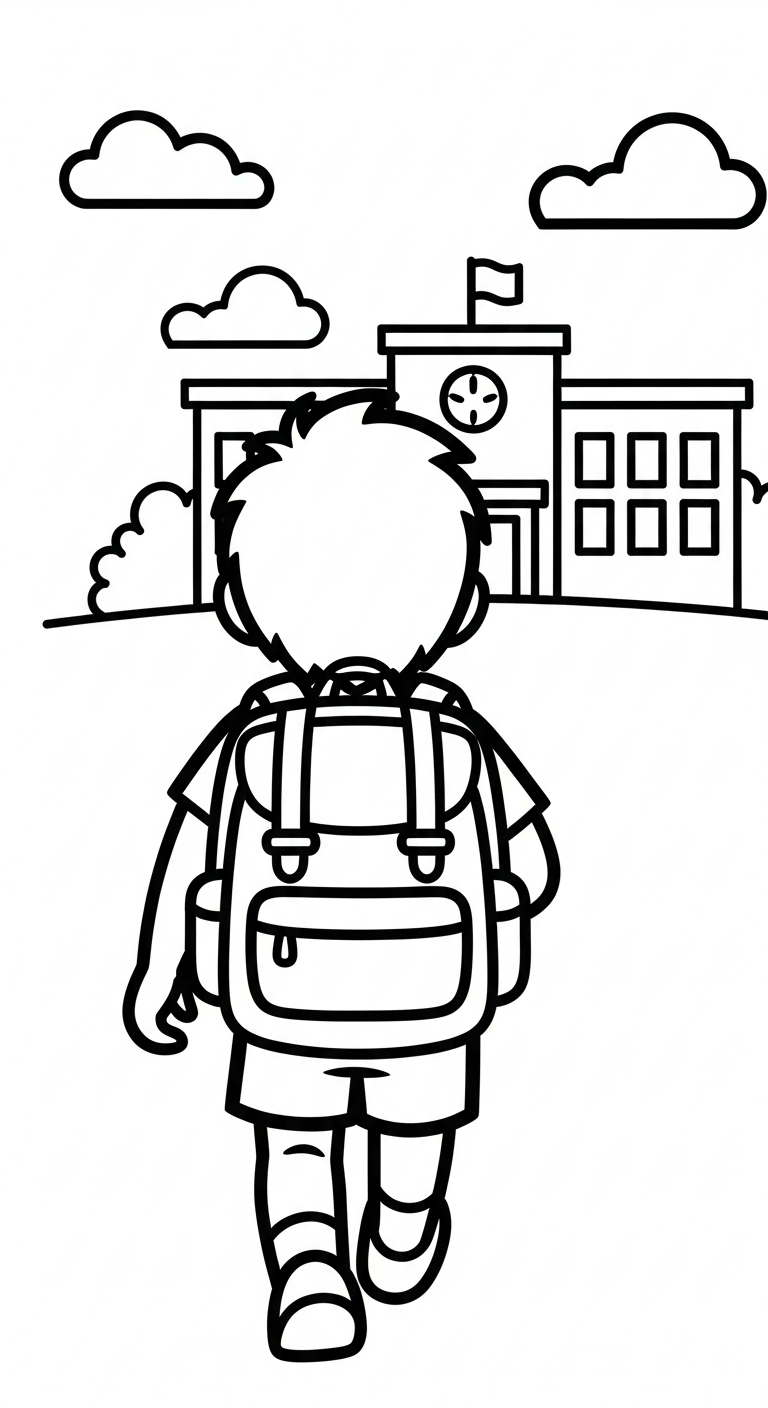 télécharger coloriage Cartable updated gratuit