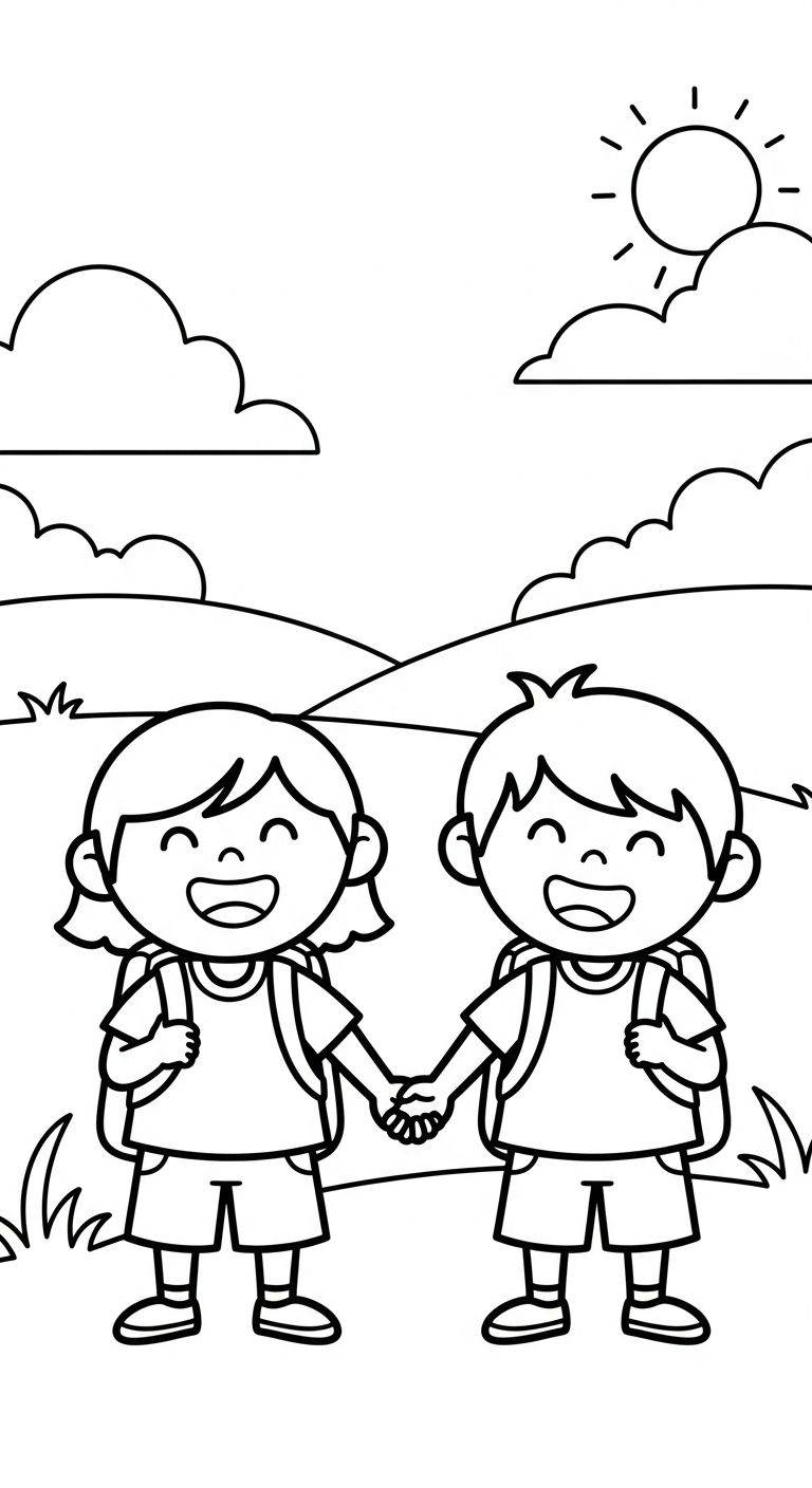 coloriage Cartable updated pour enfants a imprimer gratuit 1