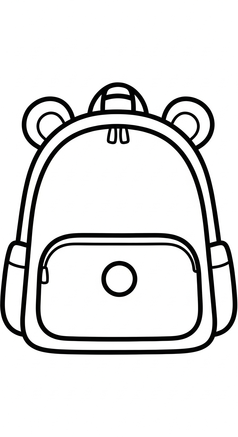 coloriage Cartable updated pour enfants a imprimer