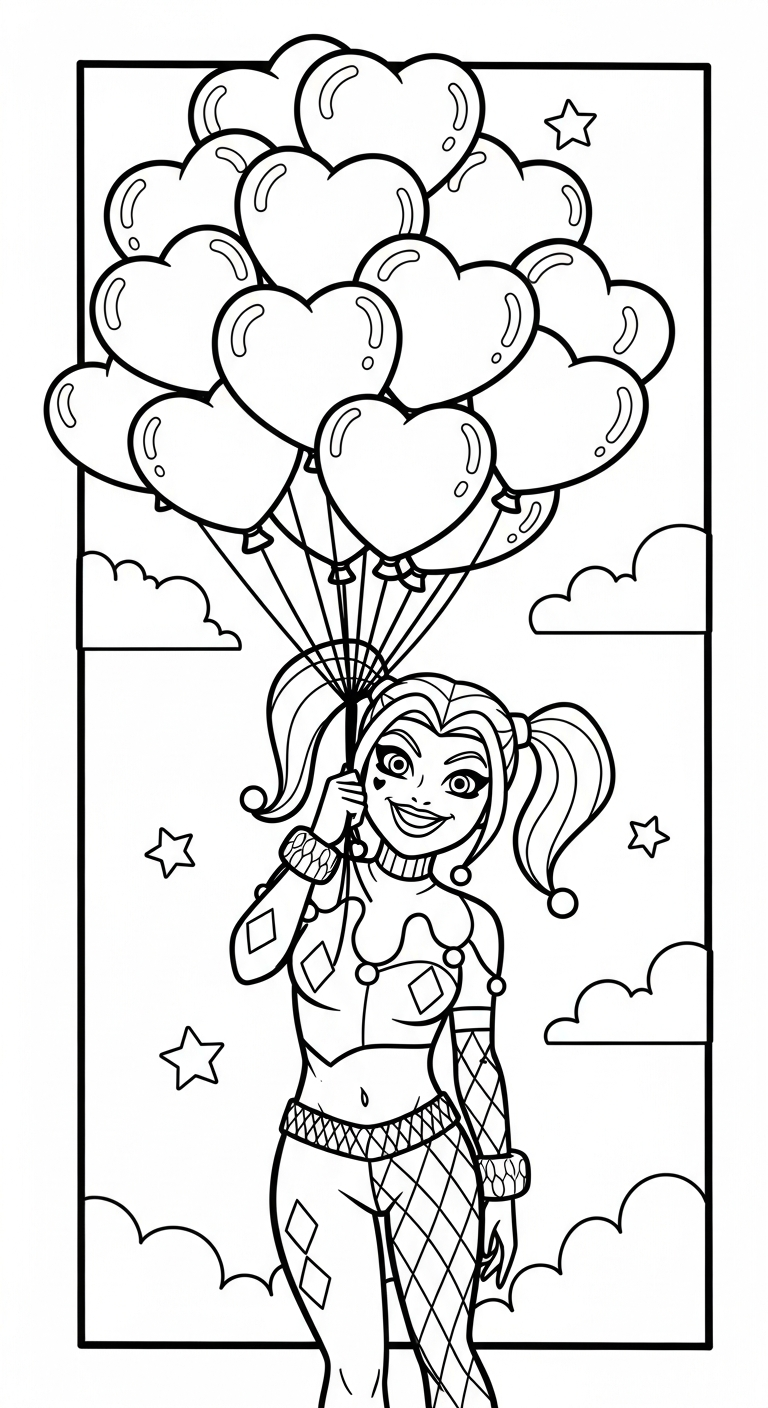 coloriage Harley Quinn updated et dessins