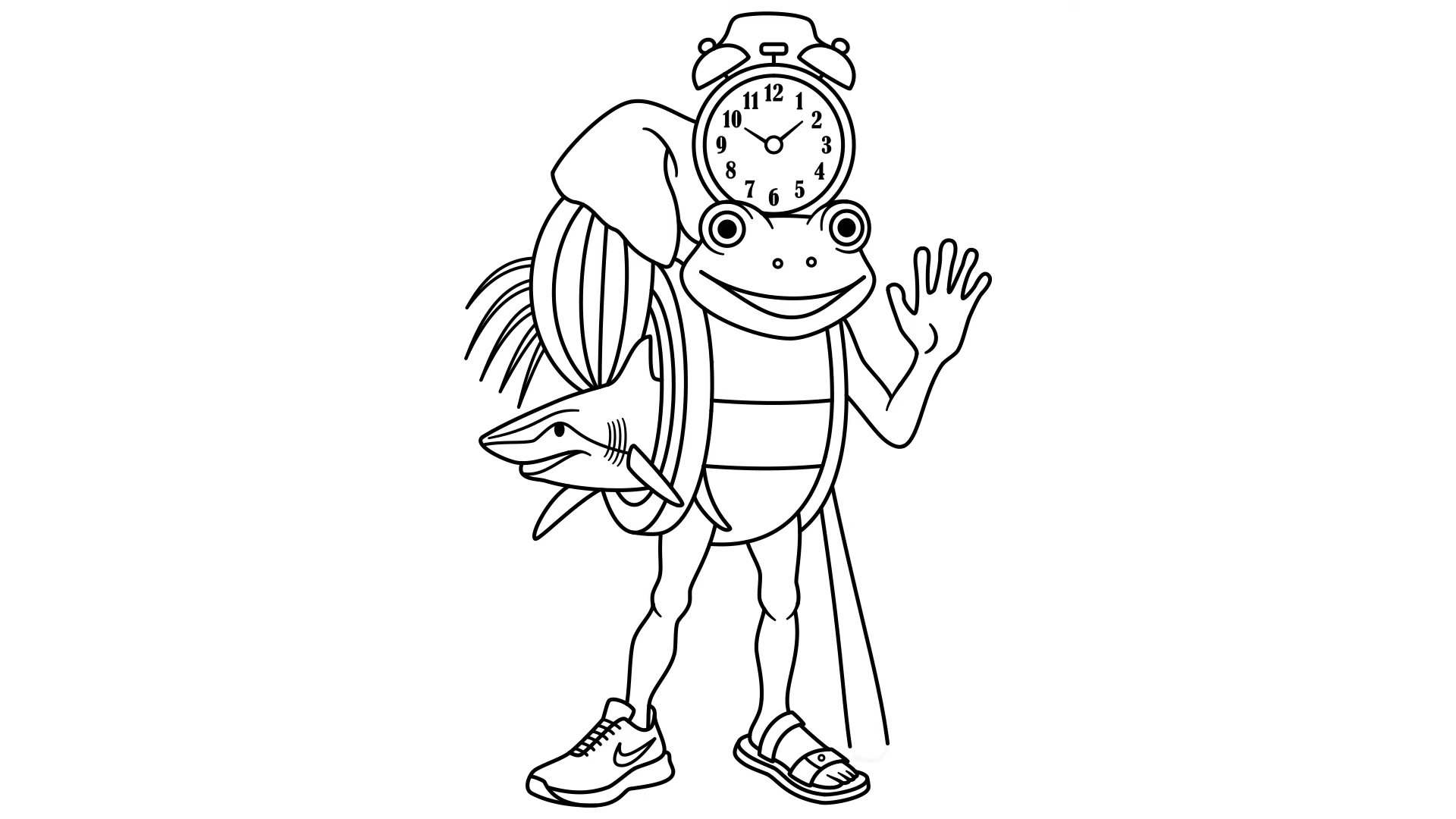 coloriage Italian Brainrot updated à imprimer gratuit