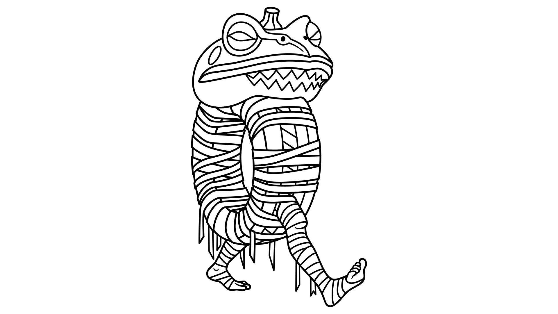 coloriage Italian Brainrot updated pour enfant de 4 ans