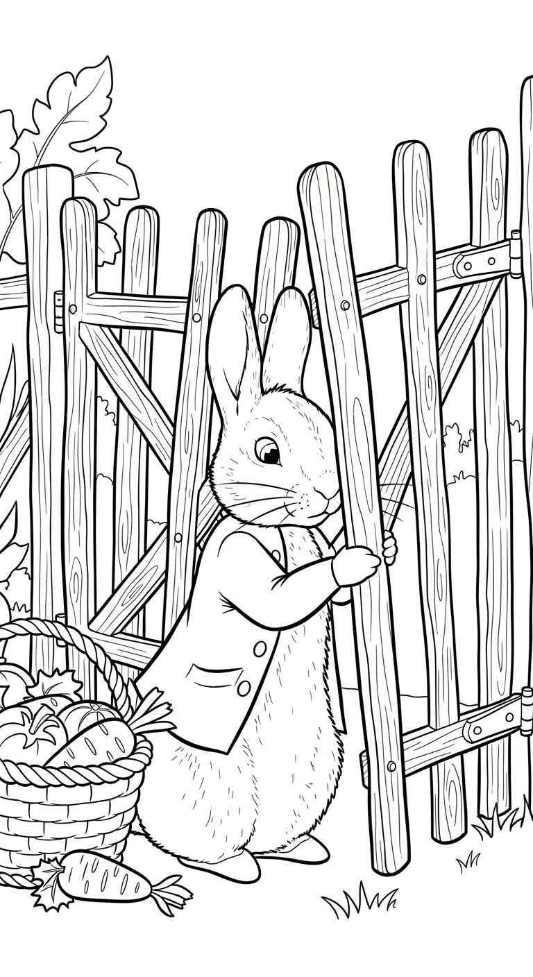 coloriage Peter Rabbit a telecharger 1