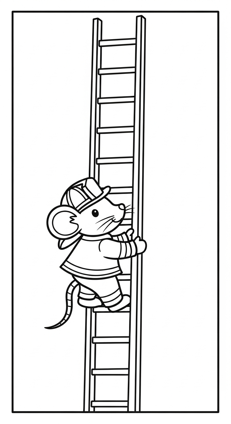 coloriage Pompier à imprimer pour enfant de 2 ans