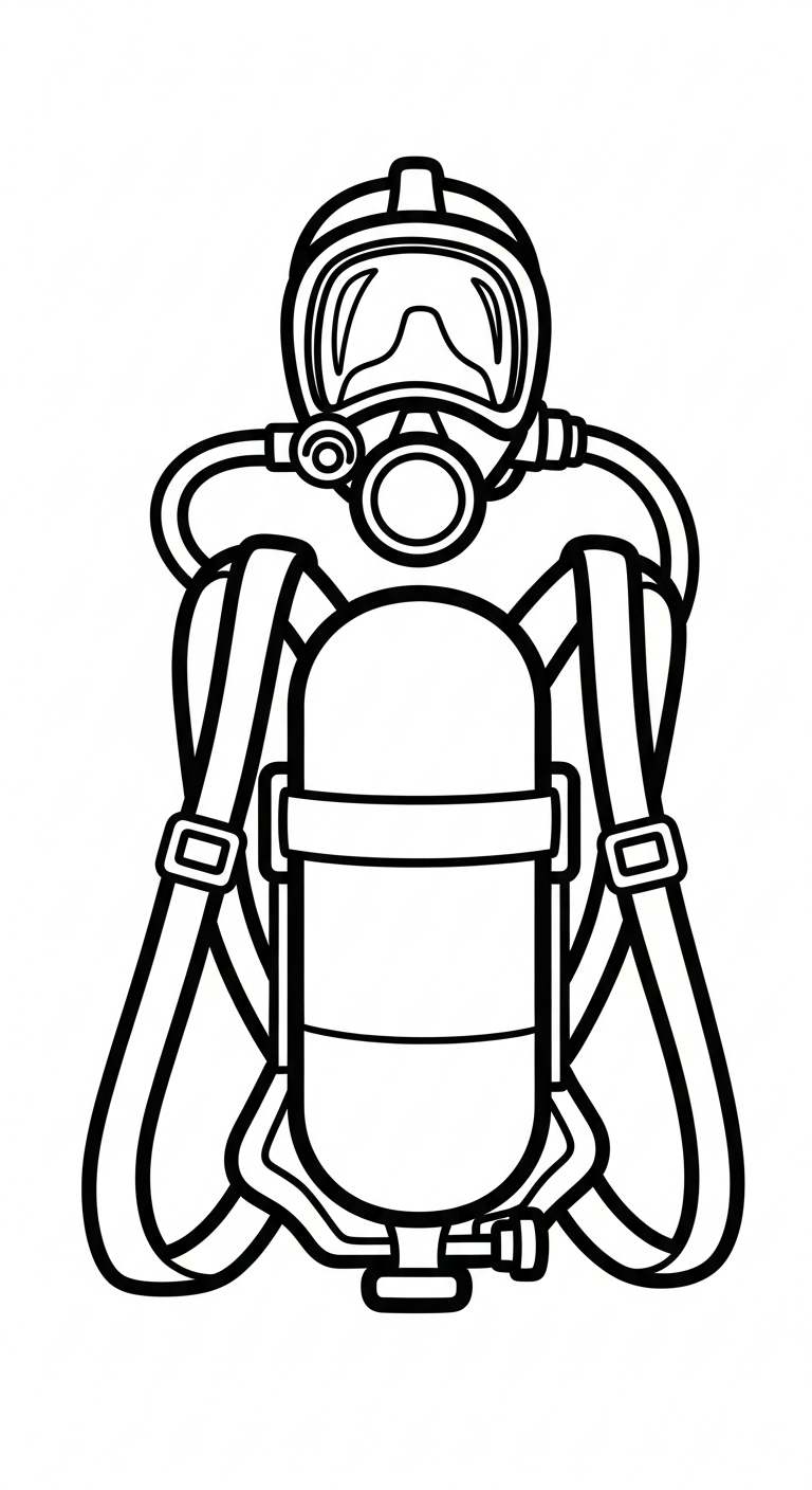 coloriage Pompier à imprimer pour enfant de 8 ans 2
