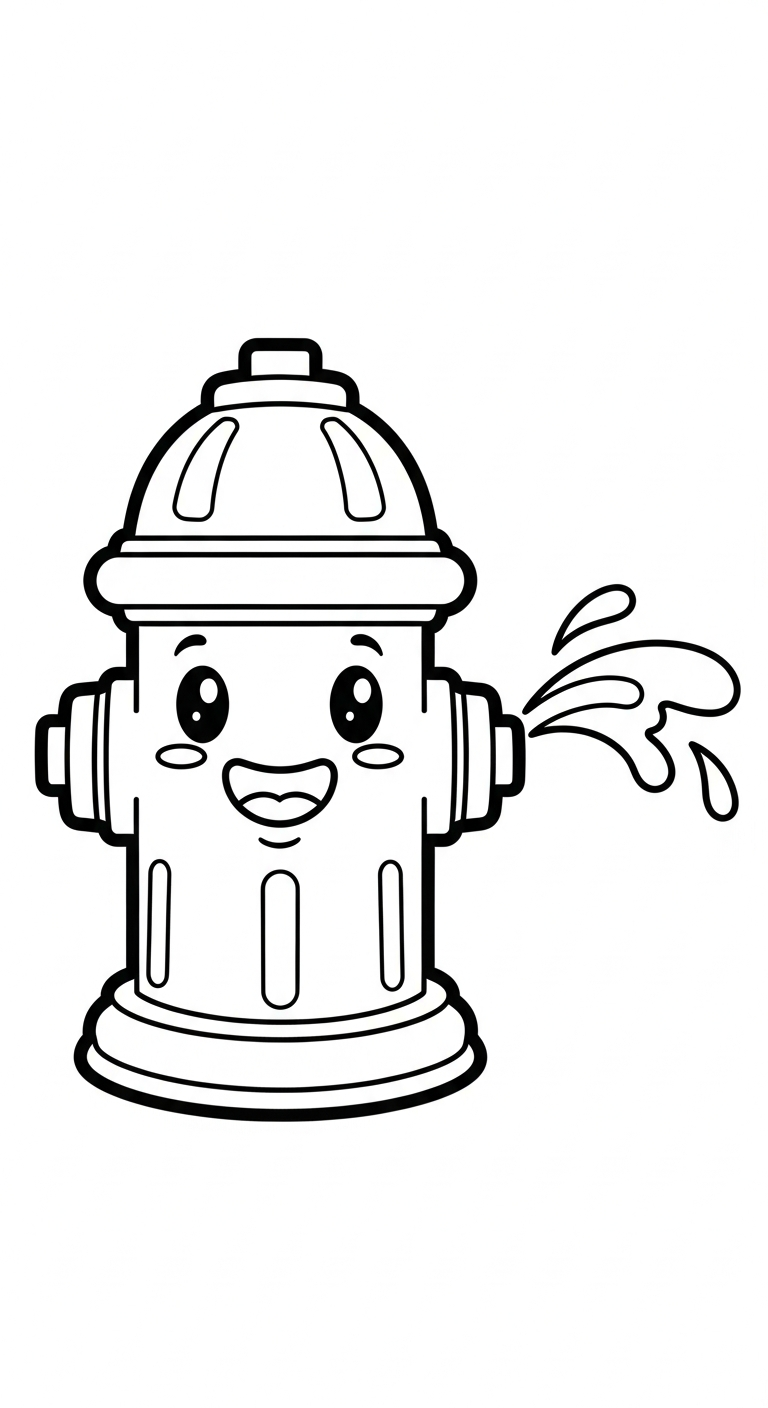 coloriage Pompier a imprimer 1