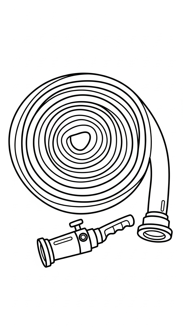 coloriage Pompier à imprimer pdf