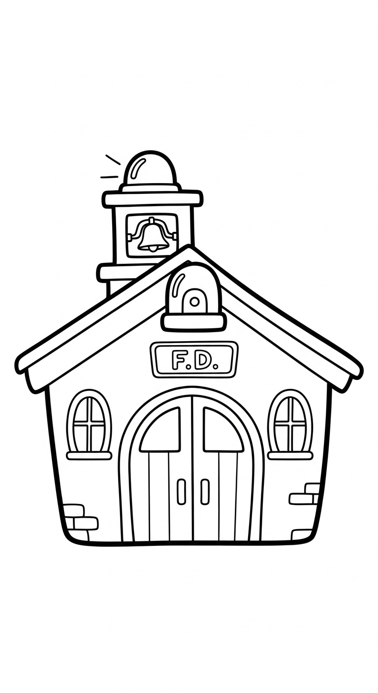 coloriage Pompier pour enfant gratuit