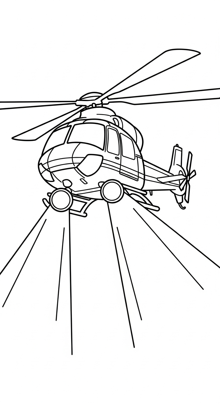 coloriage Pompier pour enfant de 7 ans 1