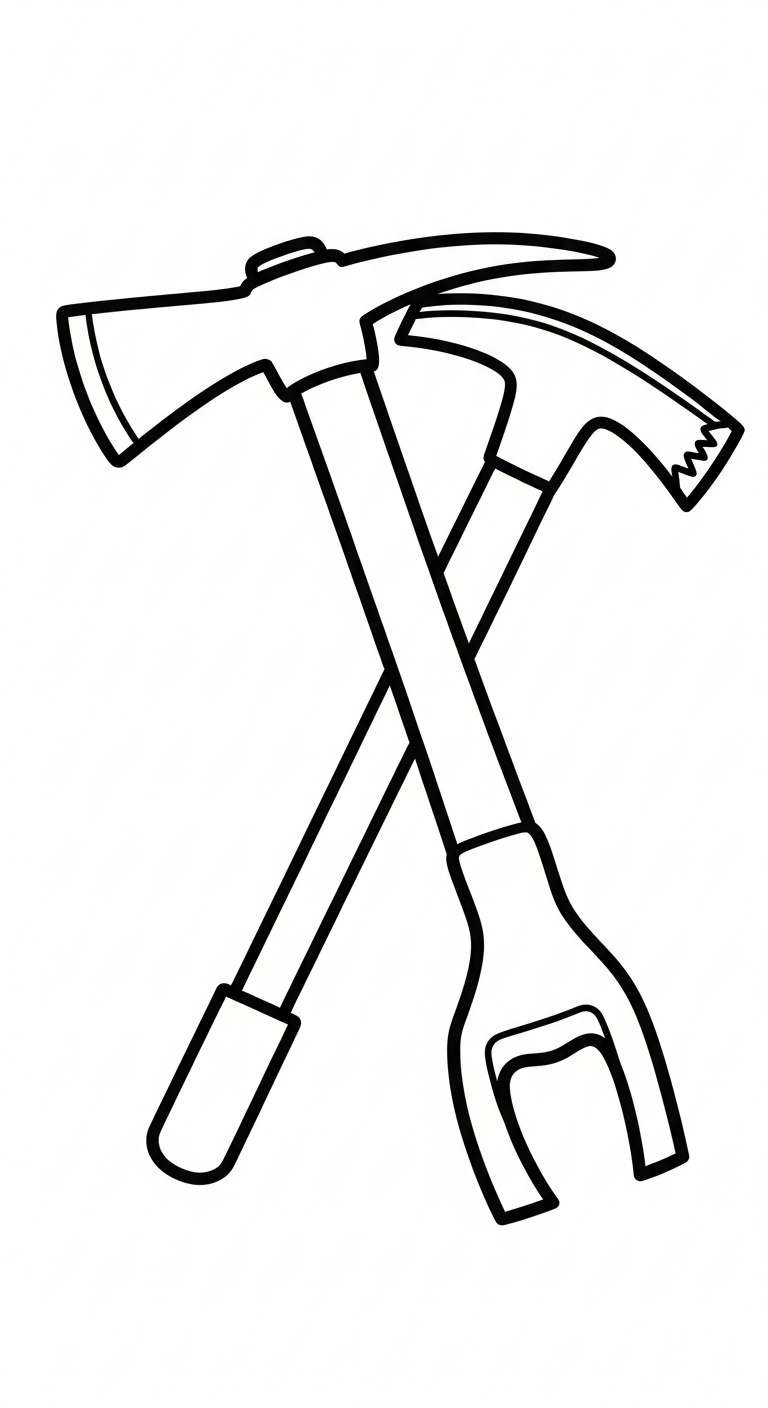 image de coloriage Pompier pour enfant