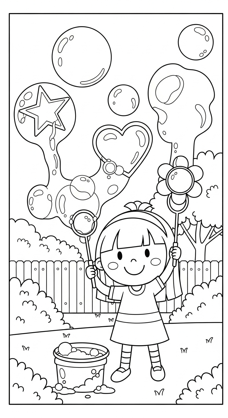 coloriage Science pour enfant de 4 ans 1