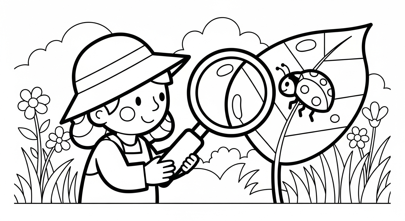 coloriage Science à imprimer pour enfant de 9 ans