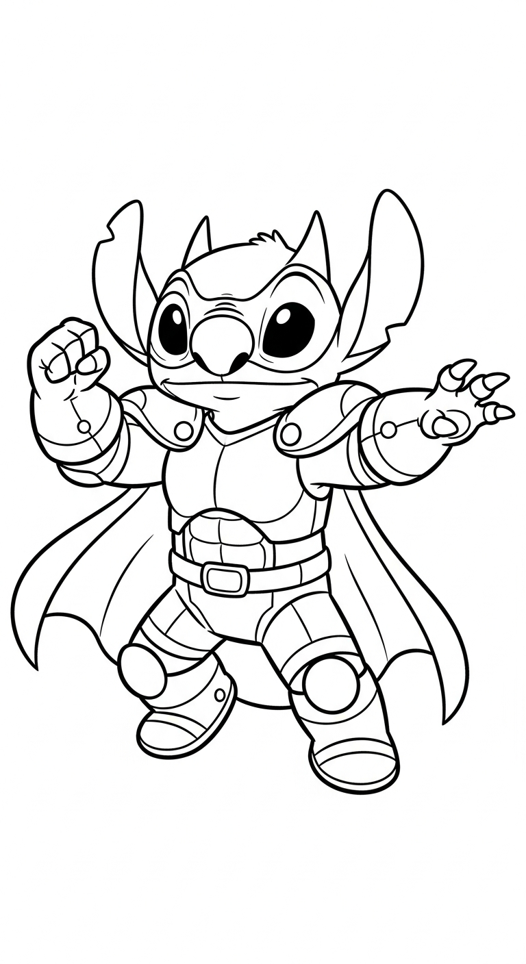 a imprimer coloriage Stitch updated gratuit