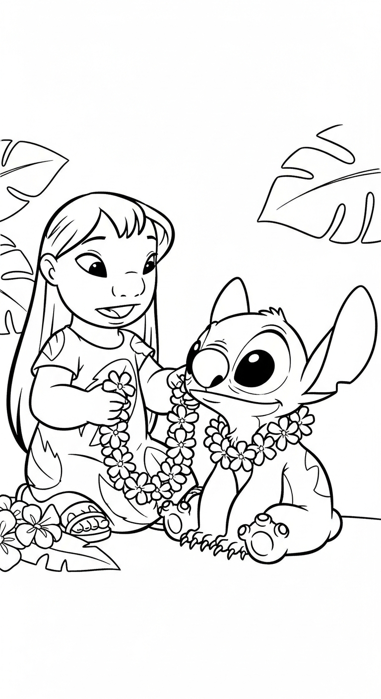 coloriage Stitch updated à imprimer pour enfant de 12 ans 1