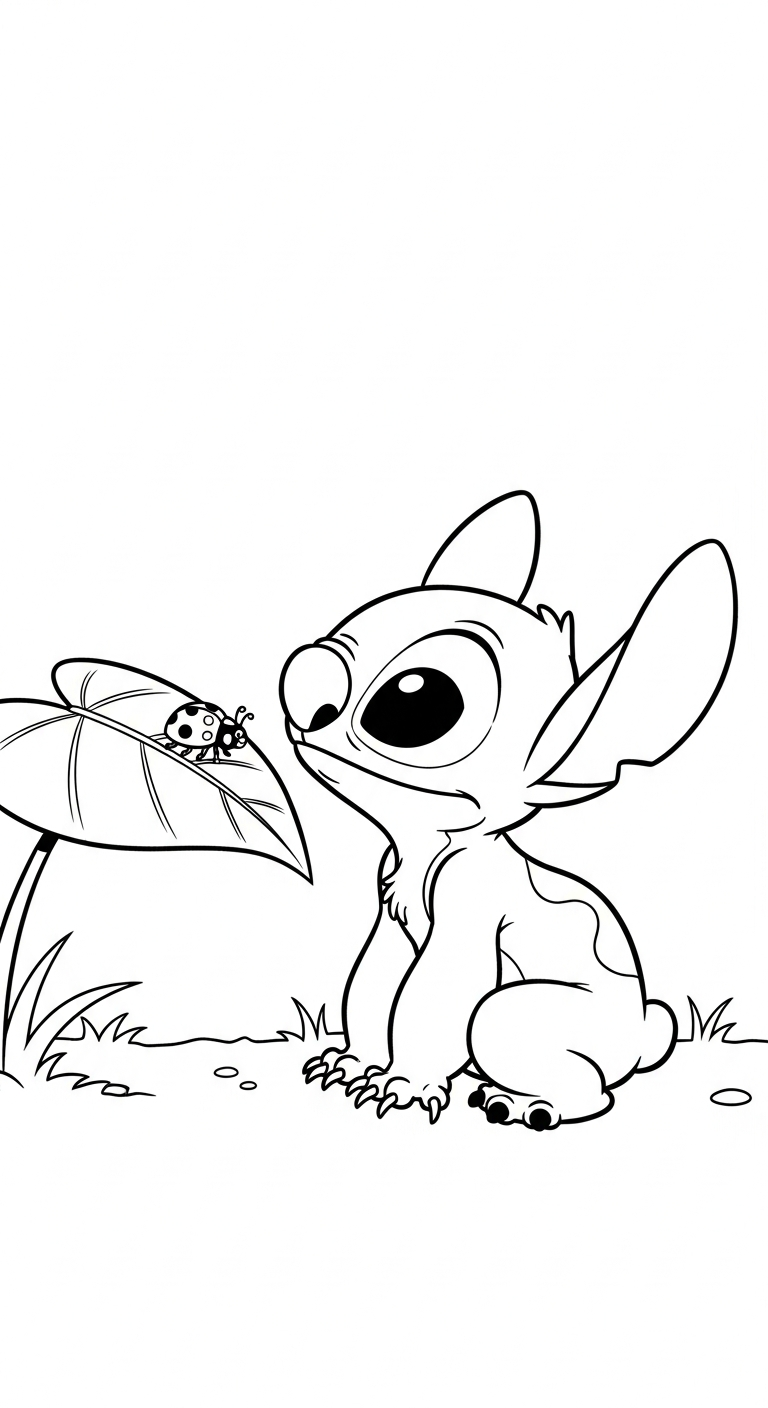 coloriage Stitch updated a colorier en ligne gratuitement