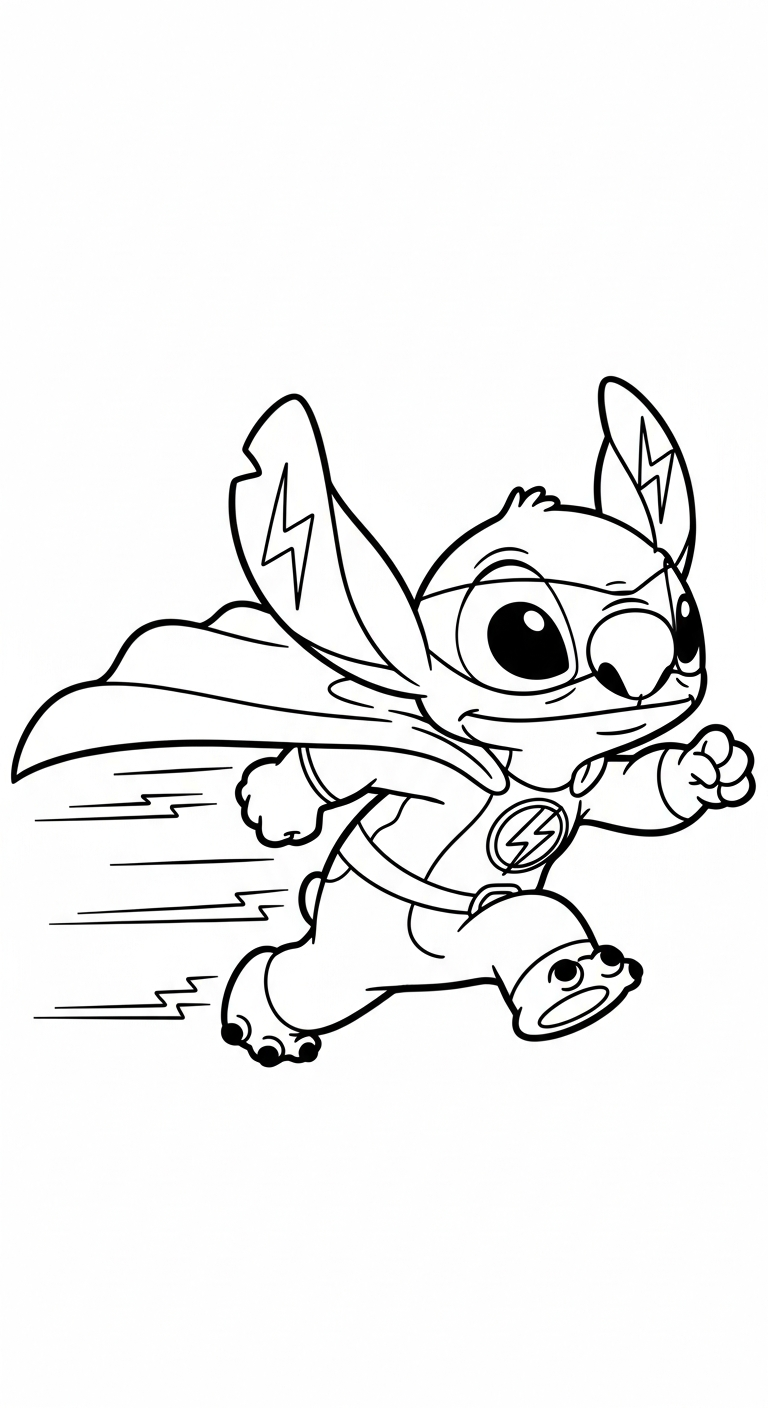 coloriage Stitch updated et dessin a imprimer