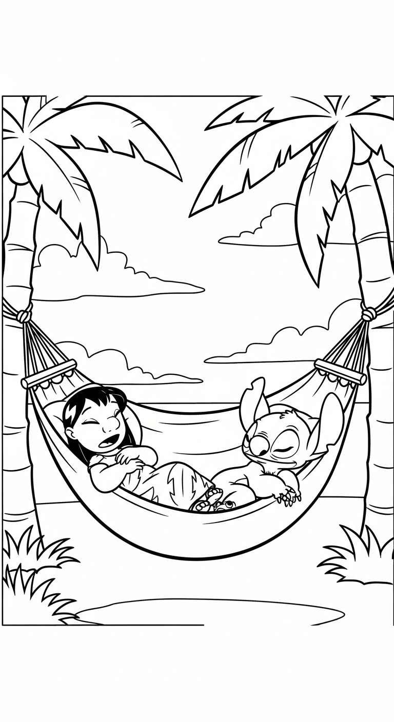 coloriage Stitch updated à imprimer pdf gratuit 1