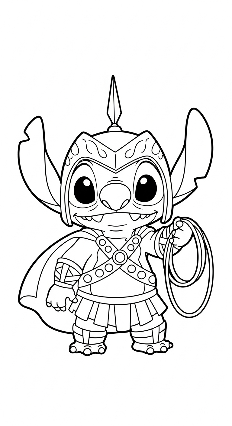 coloriage Stitch updated a colorier en ligne