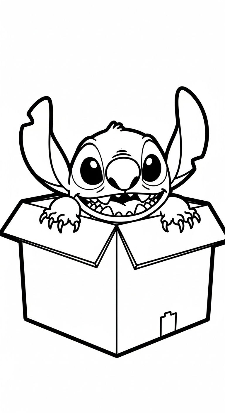 coloriage Stitch updated et apprentissage