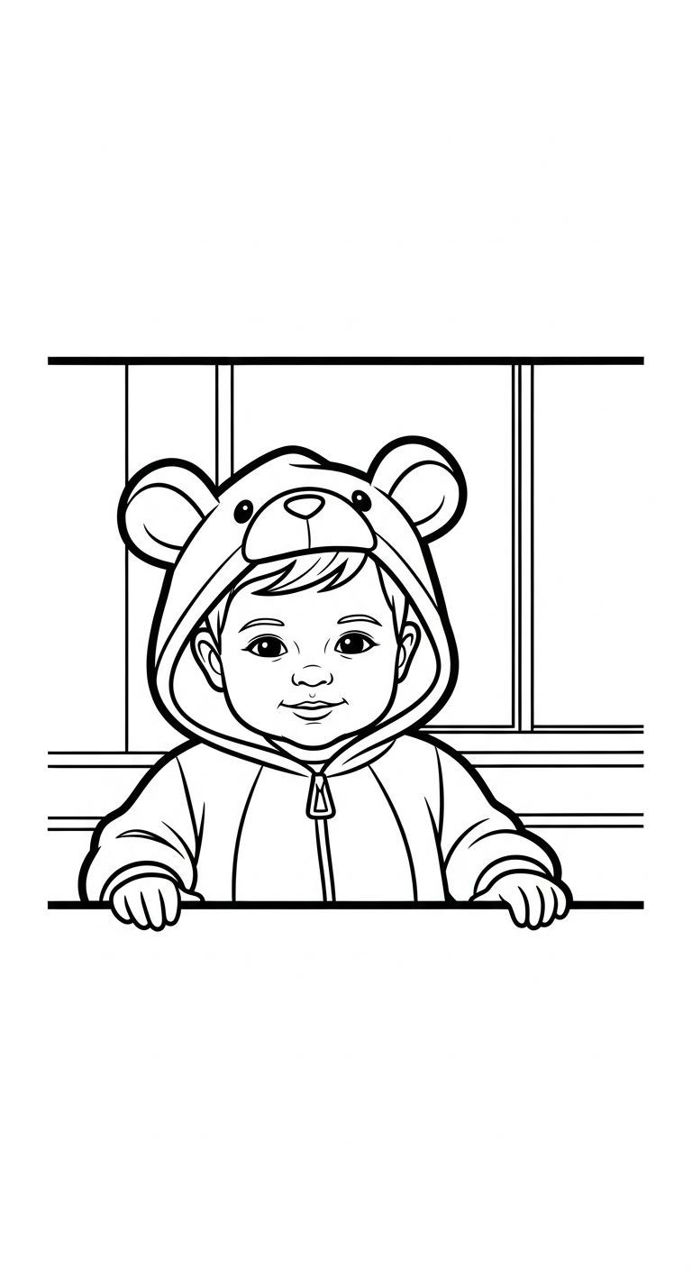 coloriage bébé updated a dessiner et imprimer