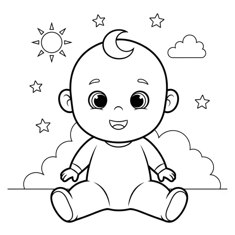Coloriage Bébé