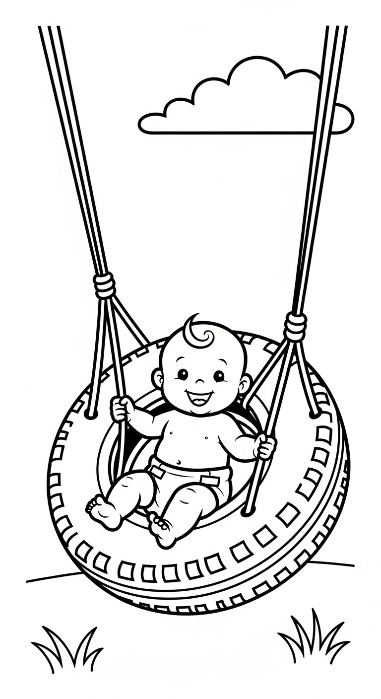 coloriage bébé updated gratuit à imprimer