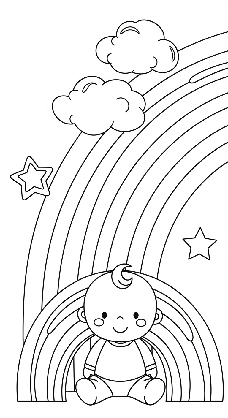 coloriage bébé updated à imprimer pdf