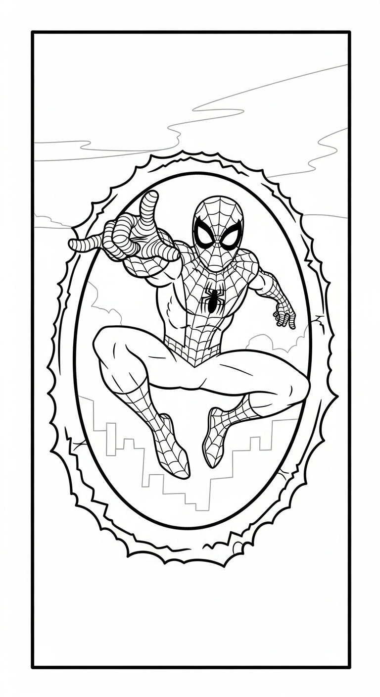 coloriage spiderman updated gratuit 1