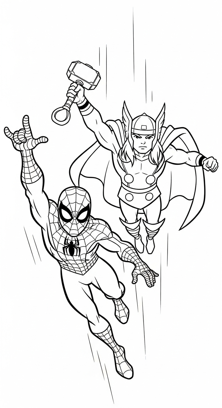 coloriage spiderman updated a imprimer gratuit