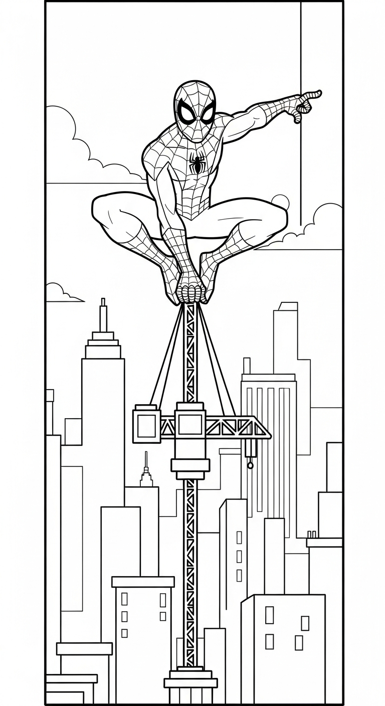 coloriage spiderman updated a dessiner et imprimer