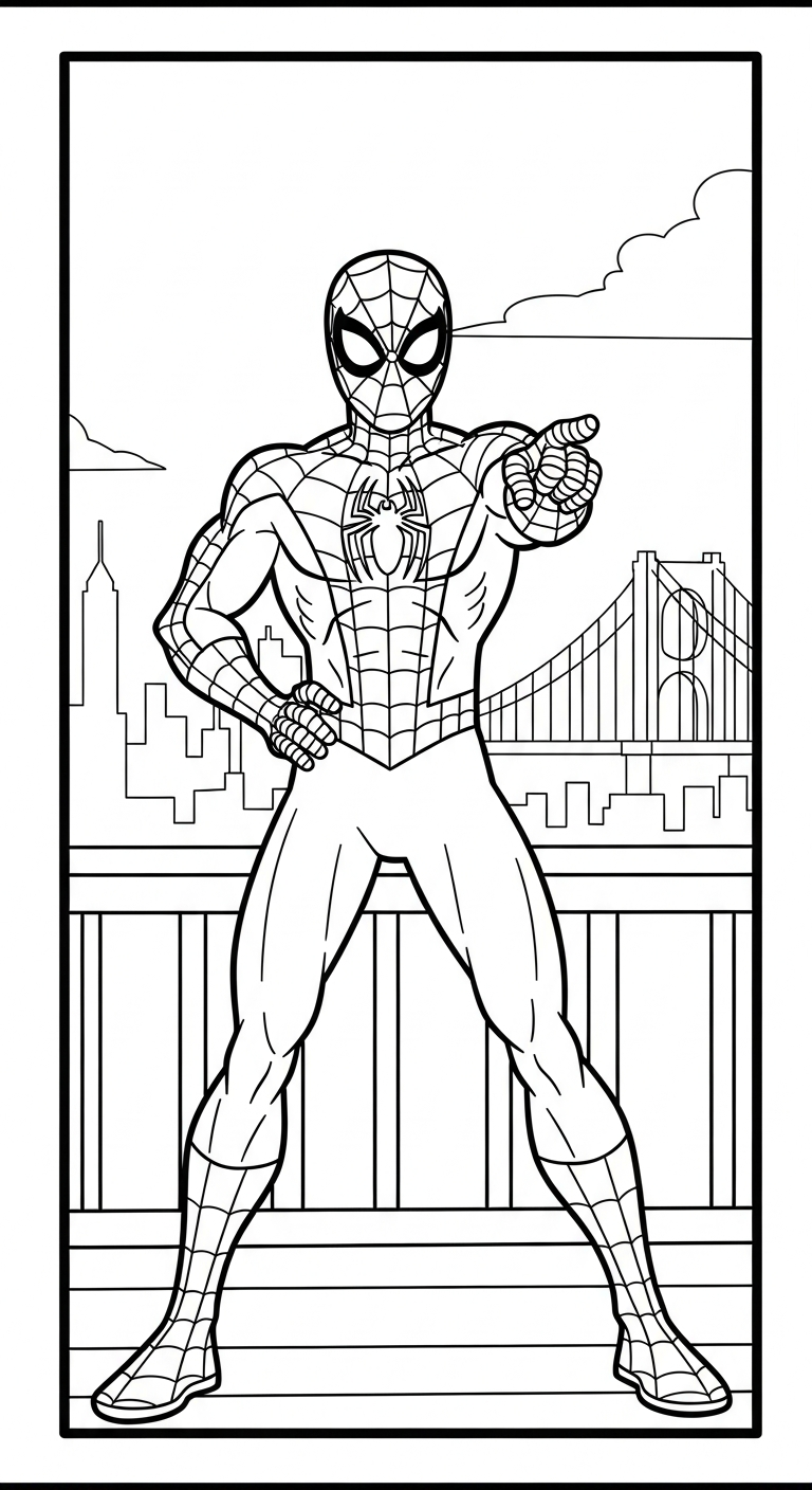 coloriage spiderman updated et decoupage a imprimer gratuit