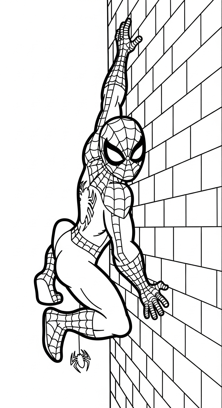 coloriage spiderman updated gratuit 3