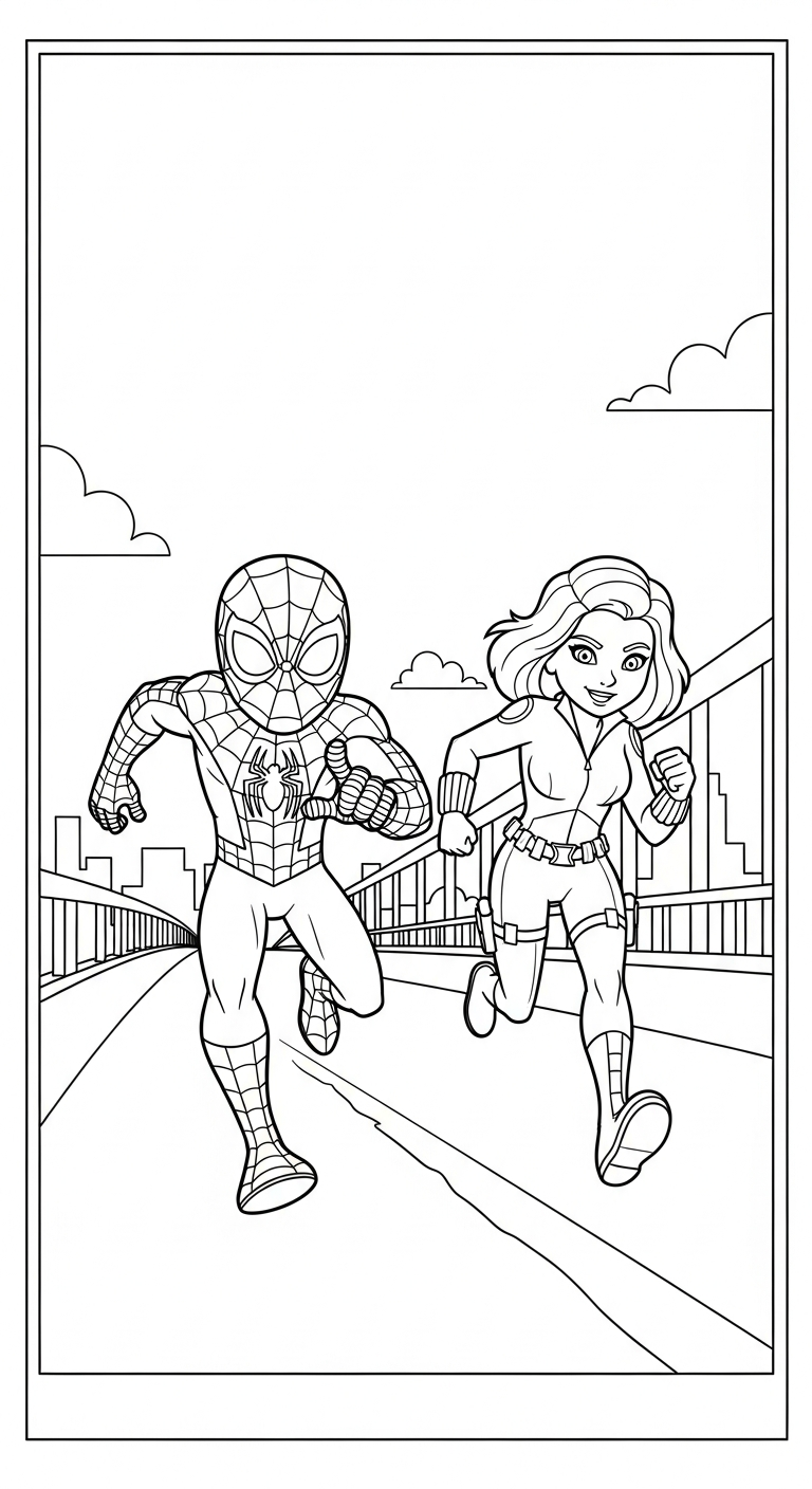 coloriage spiderman updated pour enfant de à imprimer