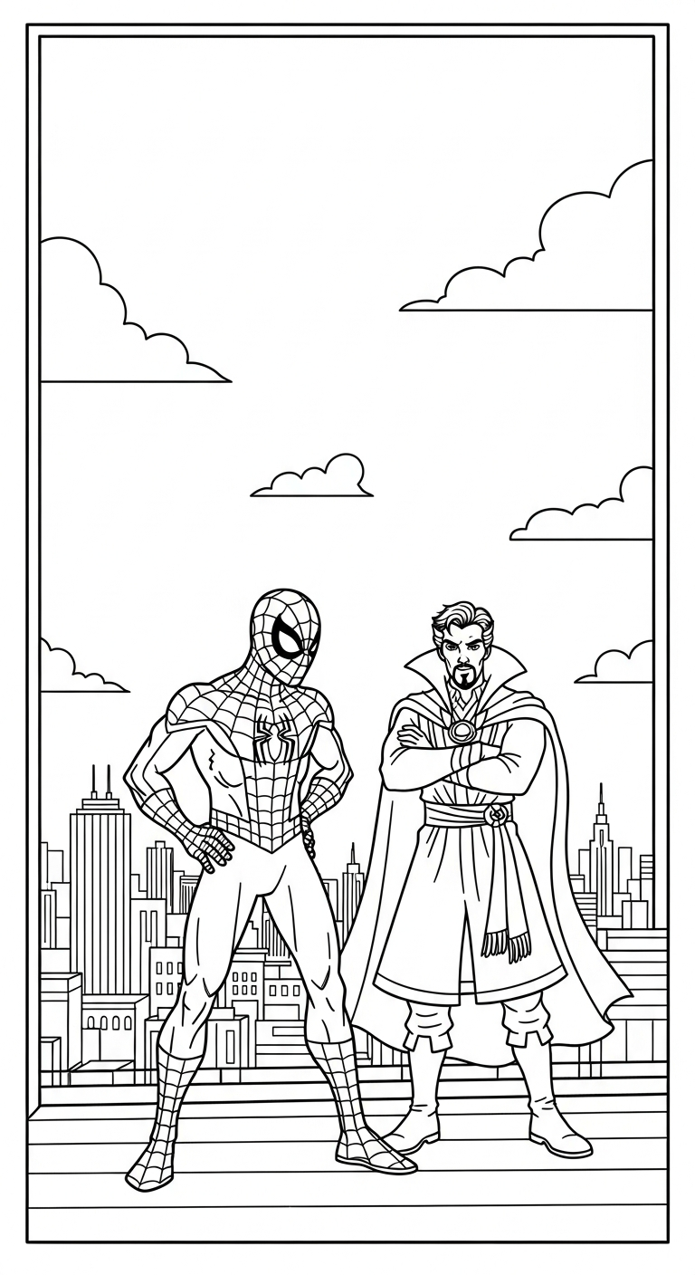 coloriage spiderman updated a imprimer gratuitement