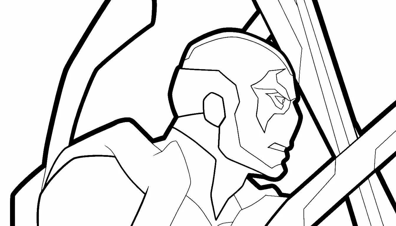 coloriage Blue Beetle gratuit pour enfants