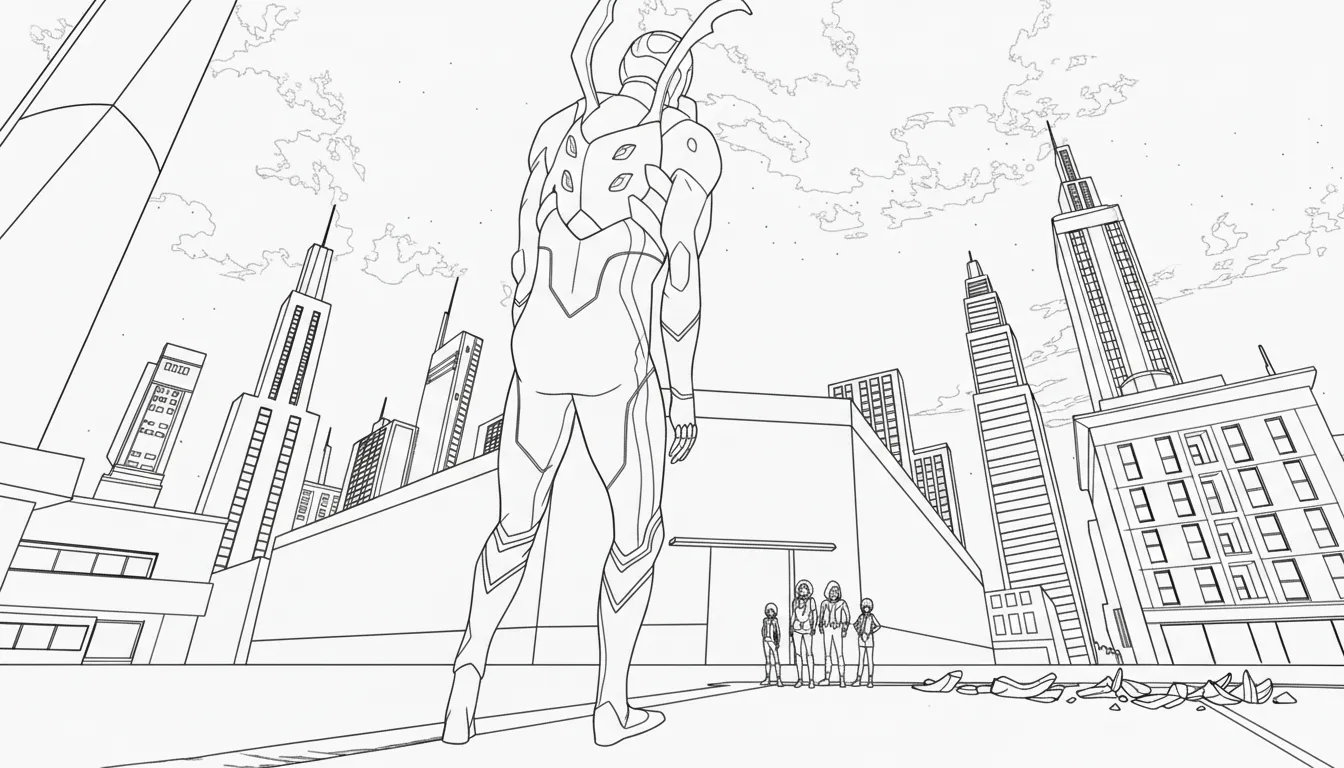 coloriage Blue Beetle à imprimer pour enfant de 6 ans 1