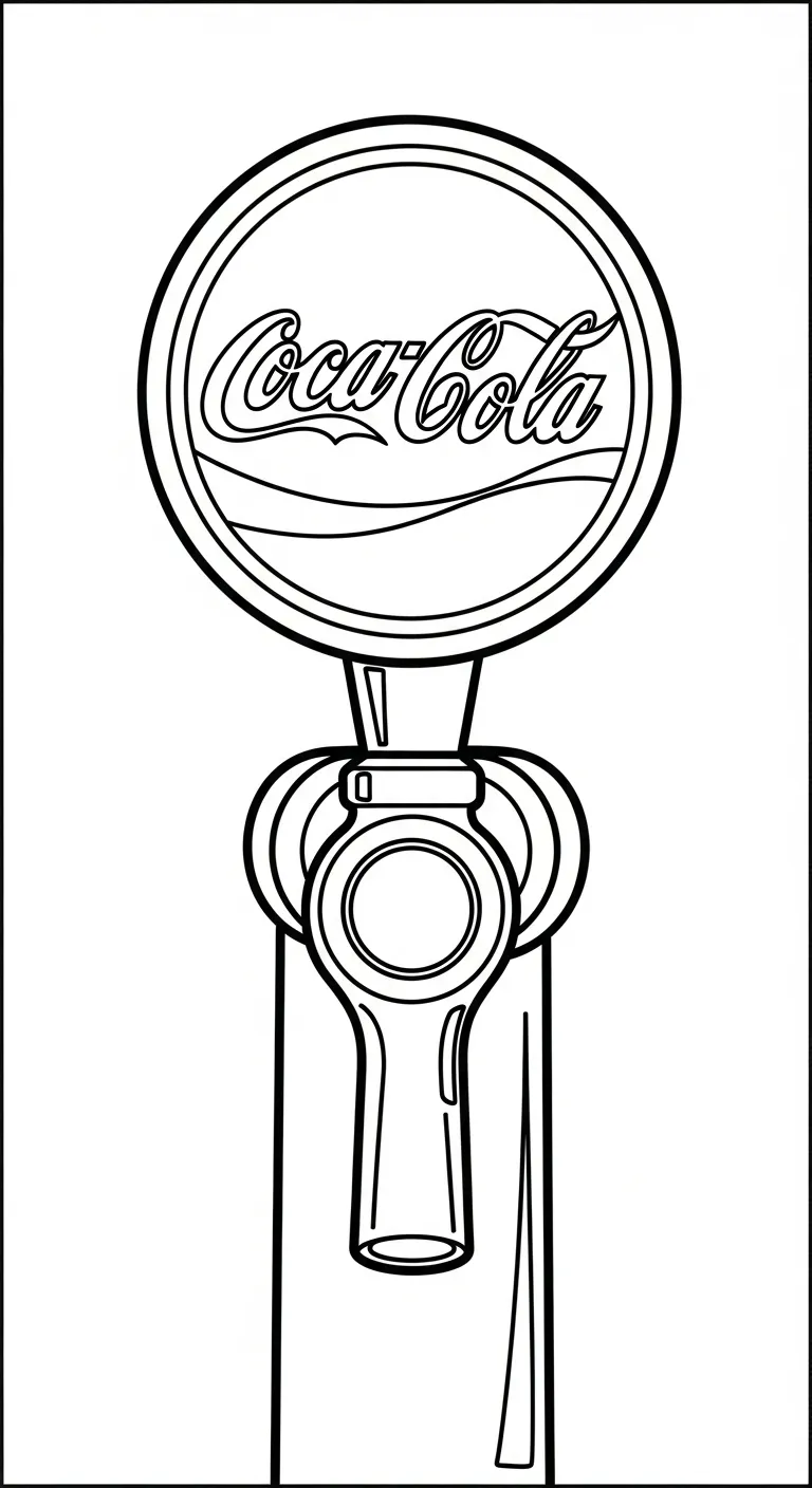 a imprimer coloriage Coca Cola gratuit
