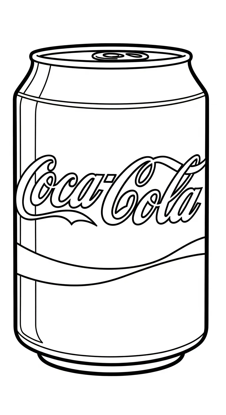 coloriage Coca Cola pour enfants