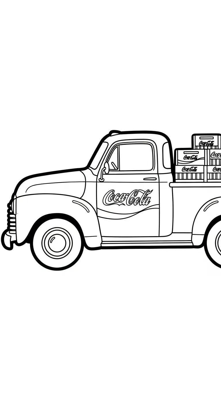 coloriage Coca Cola pour enfant gratuit