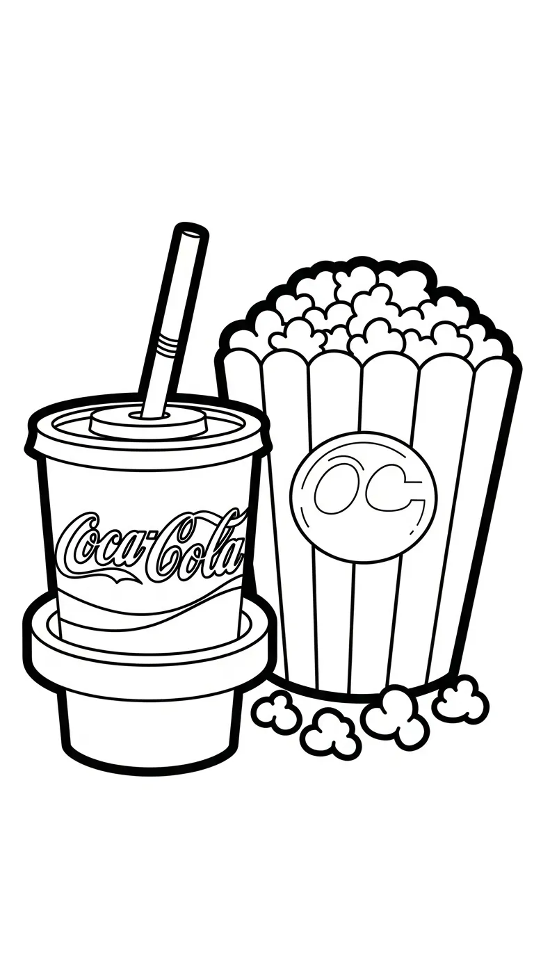 imprimer coloriage Coca Cola gratuit