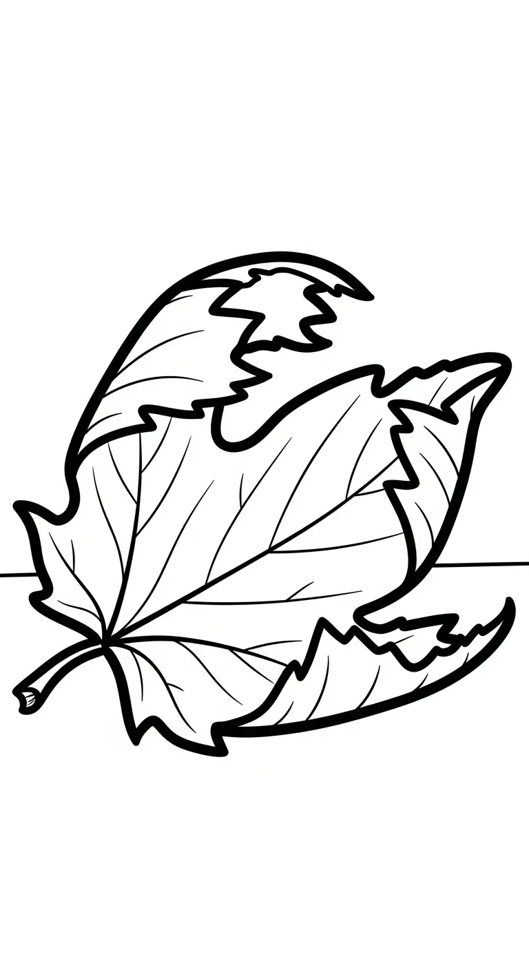 coloriage Feuille d’Érable a dessiner en ligne