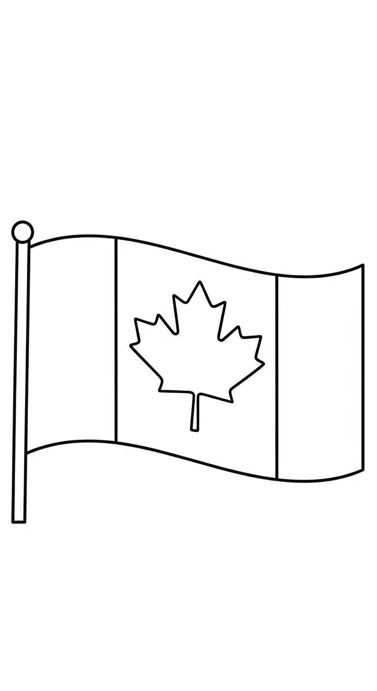 coloriage Feuille d’Érable gratuit