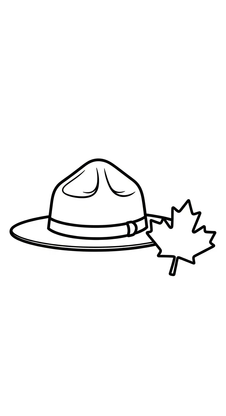 coloriage Feuille d’Érable et decoupage