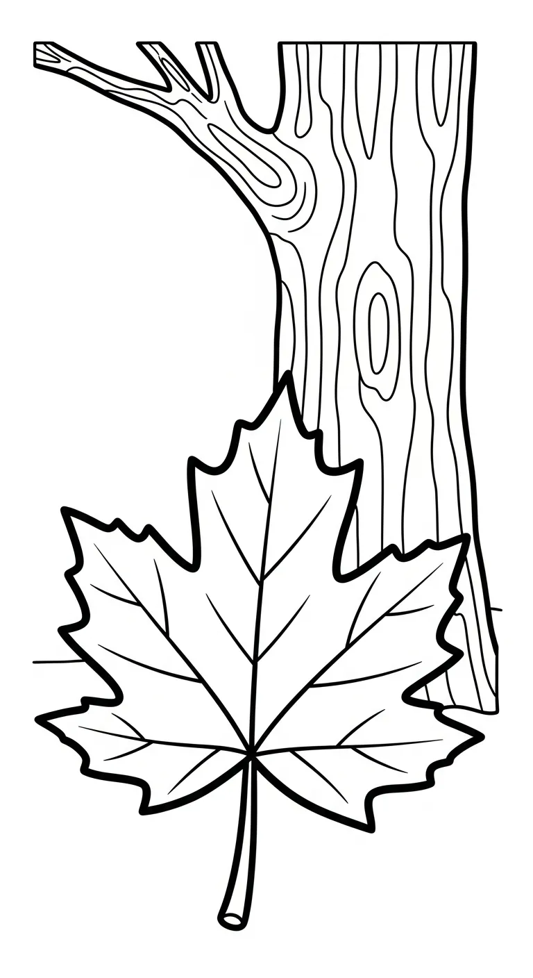 coloriage Feuille d’Érable a colorier en ligne