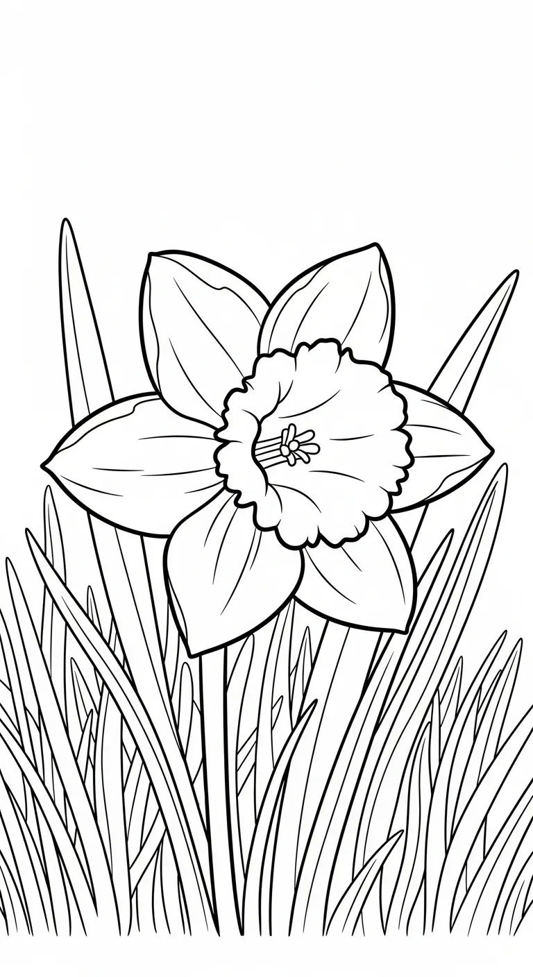 coloriage Jonquille et dessins