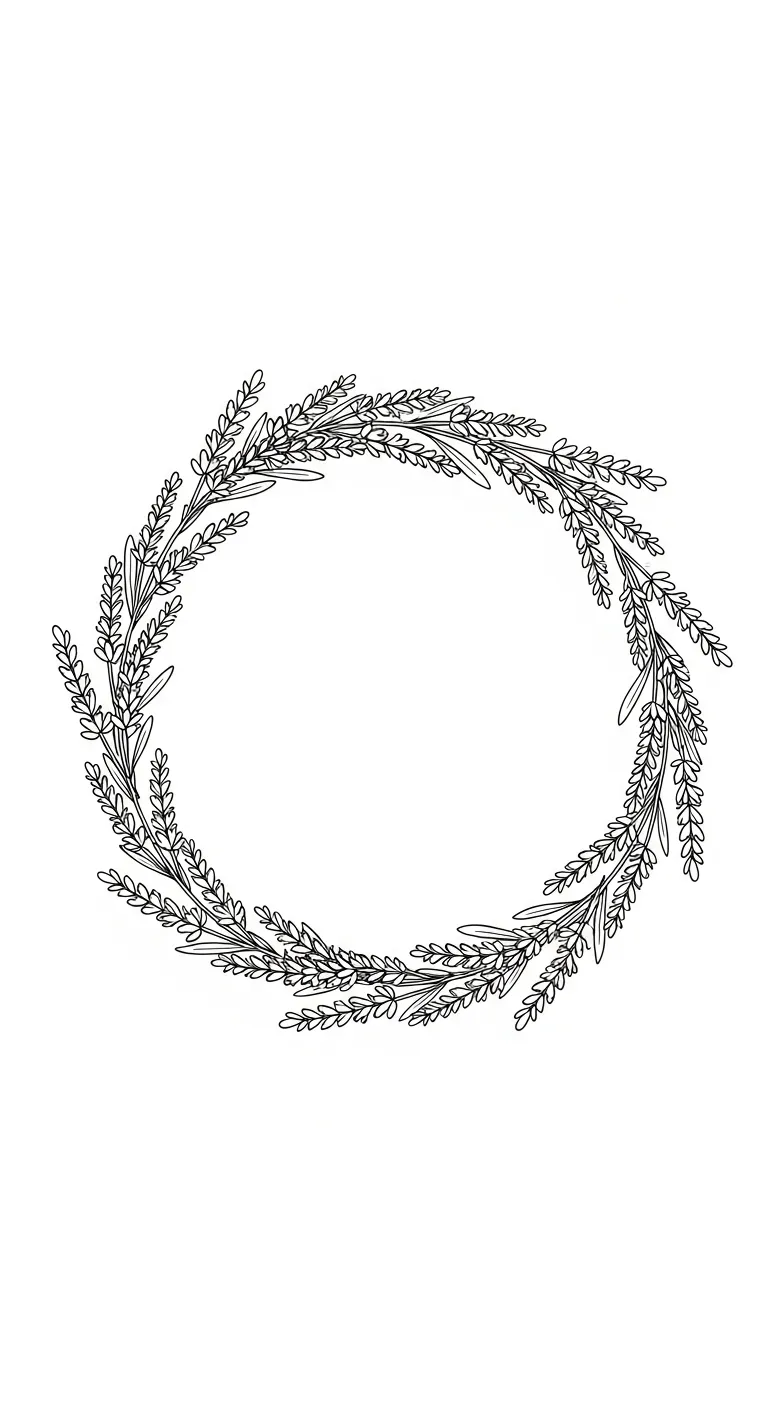 coloriage Lavande à imprimer pour enfant de 4 ans 1