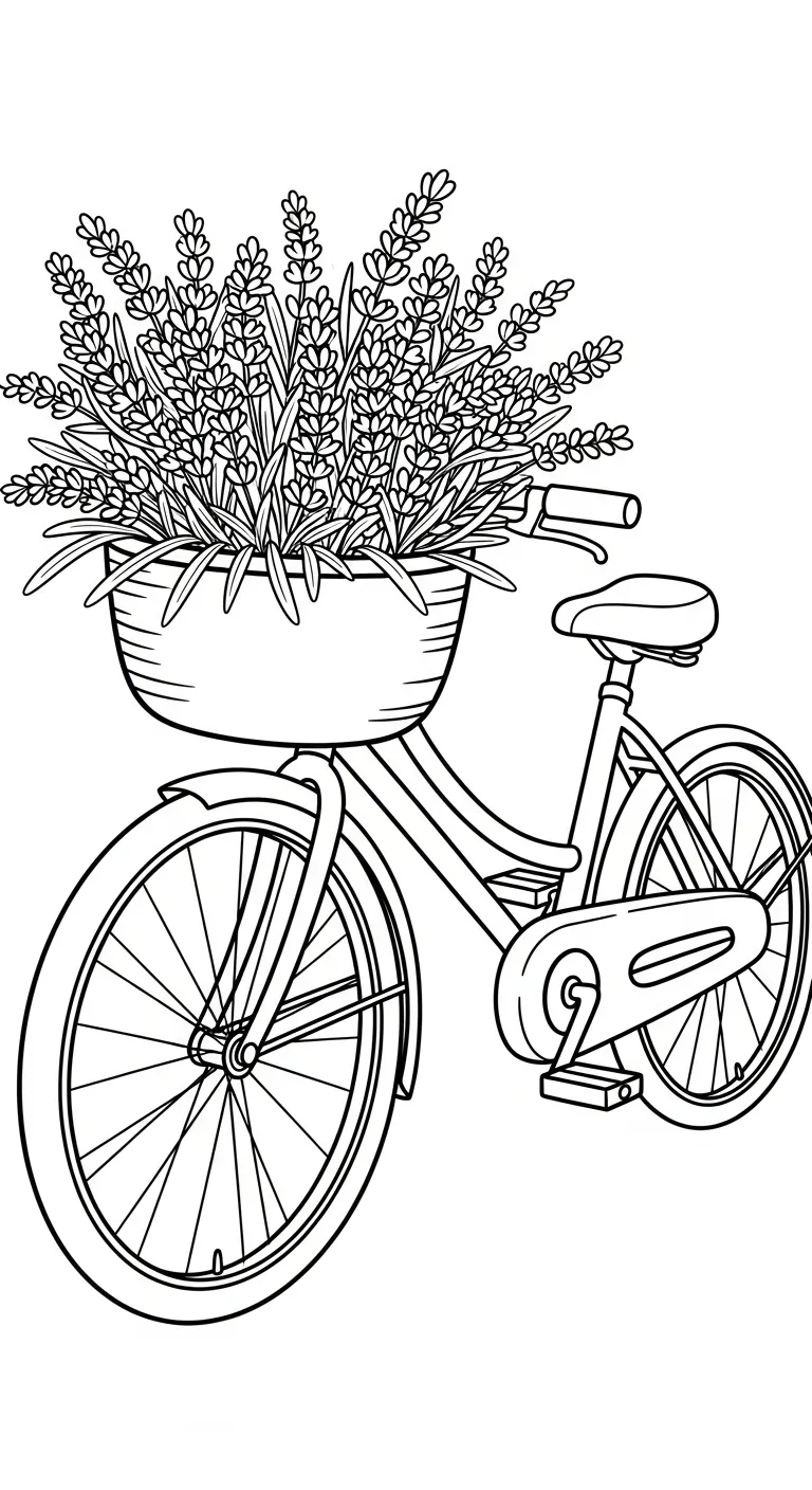 coloriage Lavande en ligne pour enfant 1