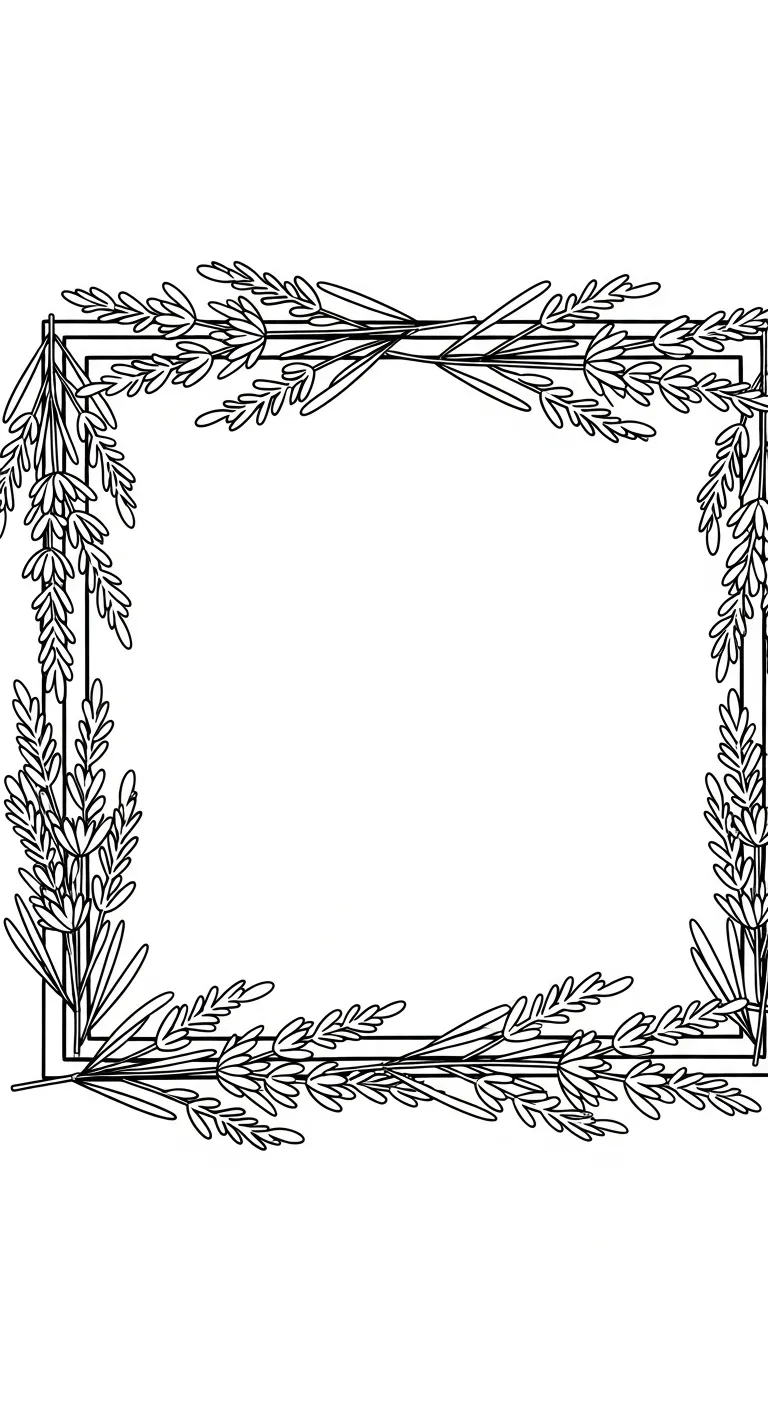 coloriage Lavande à imprimer gratuit